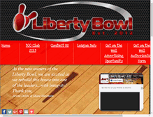 Tablet Screenshot of liberty-bowl.com